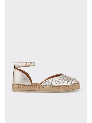 Elle Lame Deri Kadın Espadril