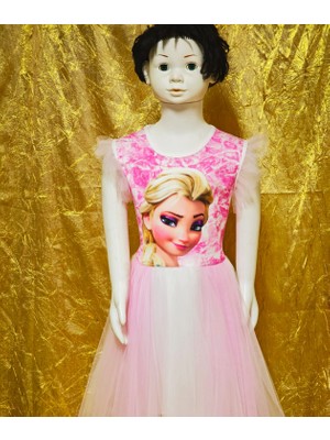 Izmir Çocuk Gelinlik Frozen  Pembe