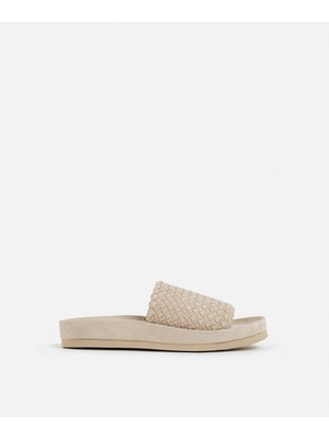 İpekyol Örgü Efektli Geniş Bantlı Terlik IS1250037031039