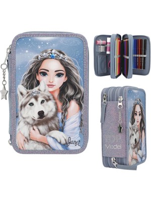 Top Model Üçlü Kalem Kutusu Wolf