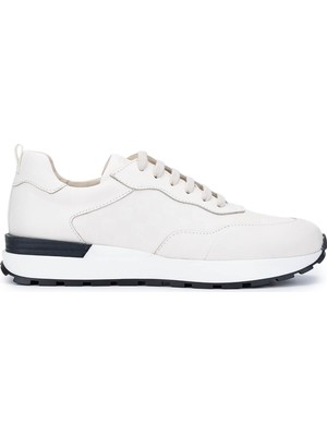 Tamer Tanca Erkek  Deri Fildişi Sneakers & Spor Ayakkabı 1093 1231 Erk Ayk Y25 Fıldısı