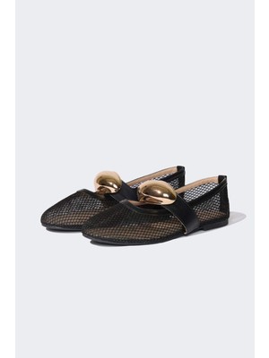 DeFacto Kadın Düz Taban File Babet E2407AX25SM