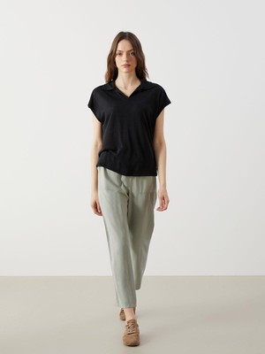 Lcw Grace  Beli Lastikli Havuç Kesim Kadın Pantolon