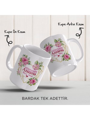 Yelkovan Tasarım Anneler Günü Hediyesi Kişiye Özel Porselen Kupa Bardak
