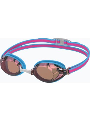 Speedo Junior Vanquisher 3.0 Picton Mavi/vermillion/altın Aynalı Çocuk Yüzücü Gözlüğü