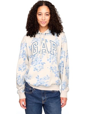 Gap Logo Relaxed Havlu Kumaş Sweatshirt - 885589