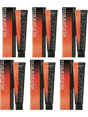 Maxstyle SPS316 Argan ve Keratin 2025/05 Açık Kahve 60 ml 6 Adet Saç Boyası Oksidansız