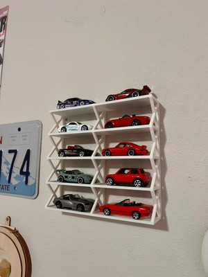 Plasfire 1/64 ölçekli Araç Duvar Rafı (12 Araçlık)