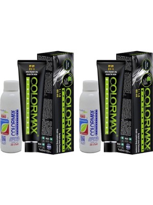 Colormax SPS768 Nouveau 2025/05.66 Şarap Kızılı 60 ml 2 Adet Saç Boyası + 2 Adet 90 ml Oksidan Set