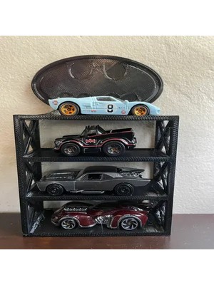 Hot Wheels Araçları Için Tasarlanmış Batman Garajı (4 Araçlık)