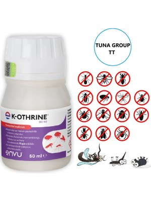 Bayer K- Othrine Sc 50 ml Kokusuz, Karınca - Böcek- Sinek- Hamamböceği Ilacı (Skt 06/ 2027)