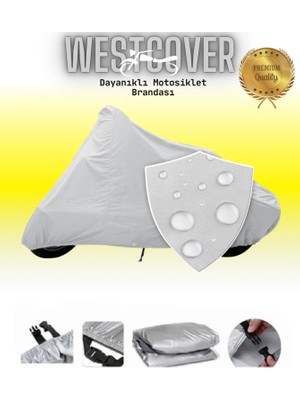 Mondial 125 Mc Roadracer Uyumlu Motorsiklet Brandası, Motor Örtüsü WEST01