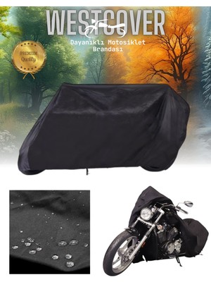 Vespa Sprint 125  Uyumlu Siyah Motorsiklet Brandası, Motor Örtüsü WEST01-SIYAH