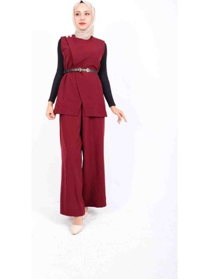 Hülya Türk Boutique Bayan Yelekli Pantolon Takım