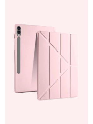 Nezih Case Samsung Tab S10 Plus / S9 Plus / Tab S9 Fe Plus Uyumlu Kalem Bölmeli Standlı Uyku Modlu Akıllı Kılıf