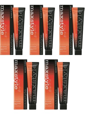 Maxstyle SPS531 Argan ve Keratin 2025/09.03 Sarı Dore 60 ml 5 Adet Saç Boyası Oksidansız