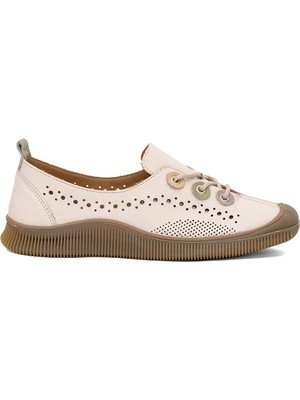 Venüs 2413512Y Kadın  Deri Casual Ayakkabı Bej