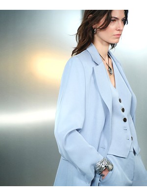 Vatkalı Mono Yaka Blazer IS1250106010028