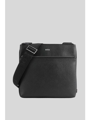 Boss Hugo Boss Fermuarlı Erkek Omuz / Çapraz Çanta Siyah