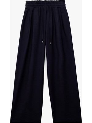 Koton Regular Fit Viskon Geniş Paça Palazzo Pantolon