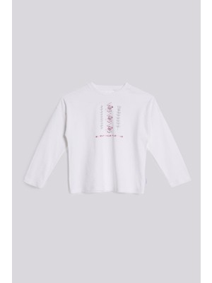 Beverly Hills Polo Club Bg Store Kız Çocuk Beyaz Tshirt
