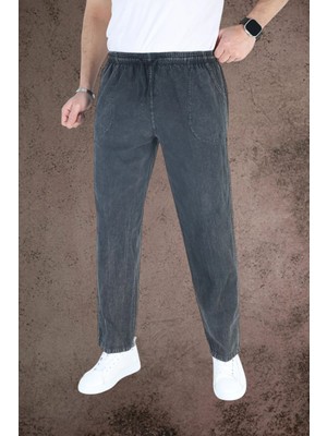 Yazlık Keten Pantolon Ham Bez Eşofman Beli Lastikli Unisex Rahat Kalıp Hambez Büyük Beden Alt Eşofman %100 Pamuk