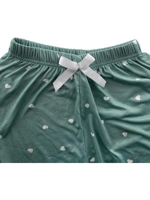 Dode Flora Kadın Kalp Desenli Şort Milan - 001