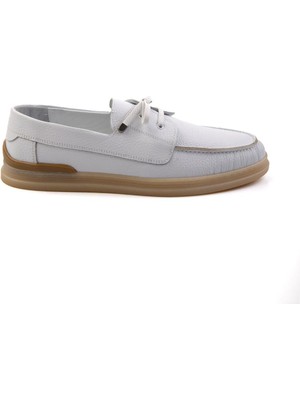 Beyaz Leather Erkek Casual Ayakkabı E01304414340
