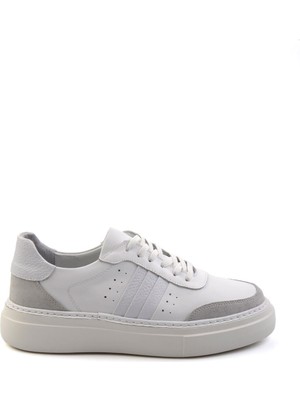 Beyaz Leather Erkek Sneaker E01304513843