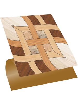 Tink Kendinden Yapışkanlı Ahşap 010 Desenli Pvc Karo 30X30 cm (33 Adet) 3 m2
