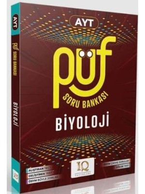 IQ Yayınları AYT Püf Biyoloji Soru Bankası