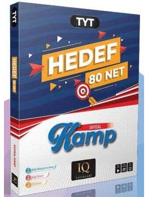 IQ Yayınları TYT Hedef 80 Kamp Sayısal Üniversite Hazırlık Kitap 416 Sayfa Sınav Bilgisi