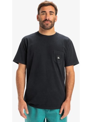 Quiksilver Salt Water Pocket Erkek Siyah Tişört