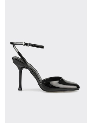 Elle Siyah Kadın Topuklu Ayakkabı