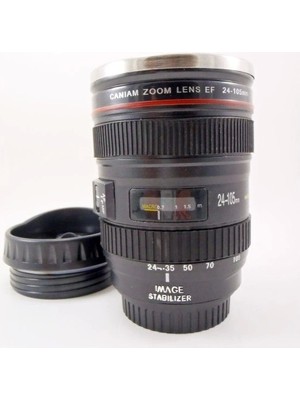 Akıllı Durak Objektif Görünümlü Termos Bardak