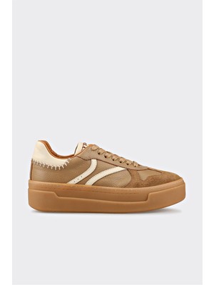 Elle Naturel Deri Kadın Spor Ayakkabı