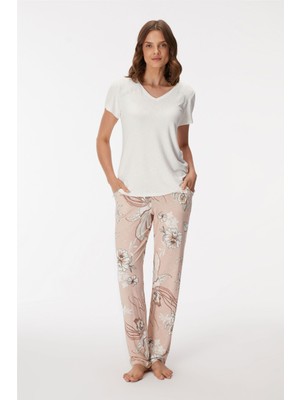 11396 Kadın T-Shirt ve Pantolon Takım