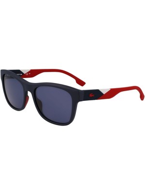 Lacoste L6043S 424 56 Erkek Kare Mavi Kemik Güneş Gözlüğü