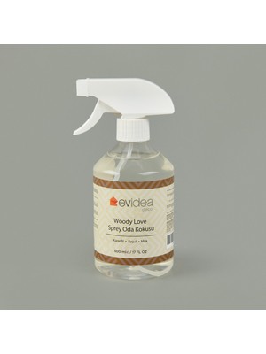 Evidea Deco Woody Love Sprey Oda Kokusu - Şeffaf - 500 ml