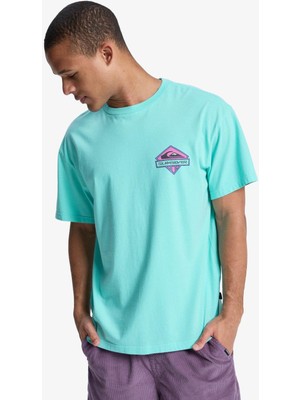 Quiksilver Gh Qs Crystal Jet Erkek Mavi Tişört
