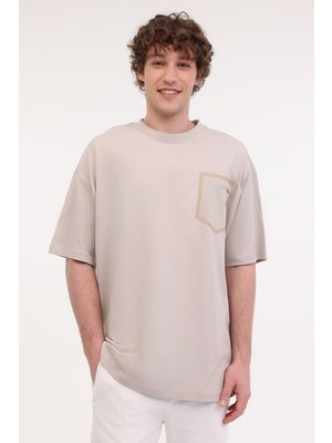 Lumberjack ml Star 11OTD1-26 5fx Taş Rengi Erkek Kısa Kol T-Shirt