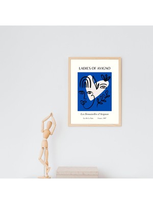 PRYDESIGN Picasso Duvar Tablosu Çerçeveli 3'lü Set