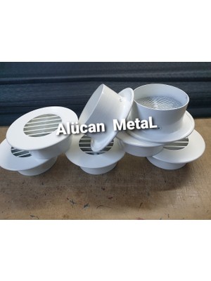 Alücan Alüminyum 100'LÜK Baca Menfezi (Boğaz Çap 10 cm)