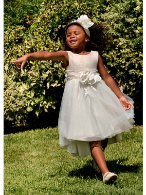 Abel & Lula Kız Çocuk Elbise - Abel & Lula - Krem - 12 Yaş - 5032-KREM-12 Yaş