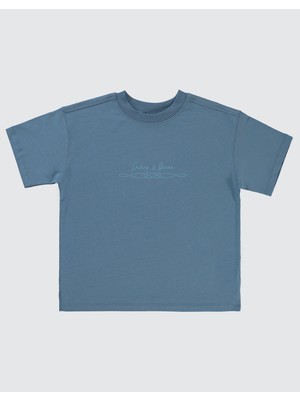 Civil Boys Erkek Çocuk Tişört 6-9 Yaş Indigo