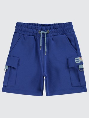 Civil Boys Erkek Çocuk Şort 6-9 Yaş Saks Mavisi
