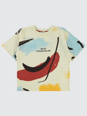 Civil Boys Erkek Çocuk Tişört 6-9 Yaş Koyu Bakır