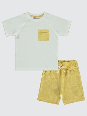 Civil Boys Erkek Çocuk Takım 2-5 Yaş Soft Hardal