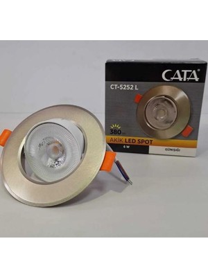 Akik LED Spot 7W 3200K IP20 Parlak Krom