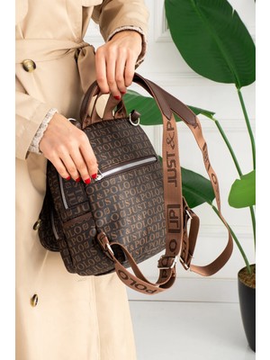 Just Polo JP2177  orta Boy Günlük Çapraz ve Sırt  astarlı Ayarlanabilir Kadın Çantası OZT2177